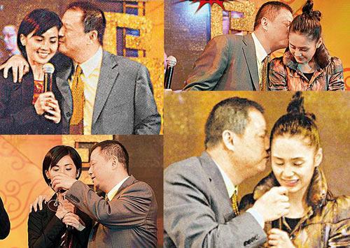 劉亦菲陪酒 眾女星喝酒出糗被揩油(圖)