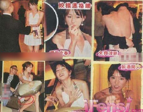 劉亦菲陪酒 眾女星喝酒出糗被揩油(圖)